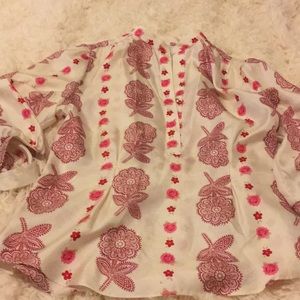 Anthropologie Sunner Silk Blouse